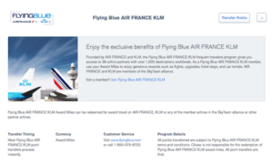 Air France Chase Ultimate Rewards