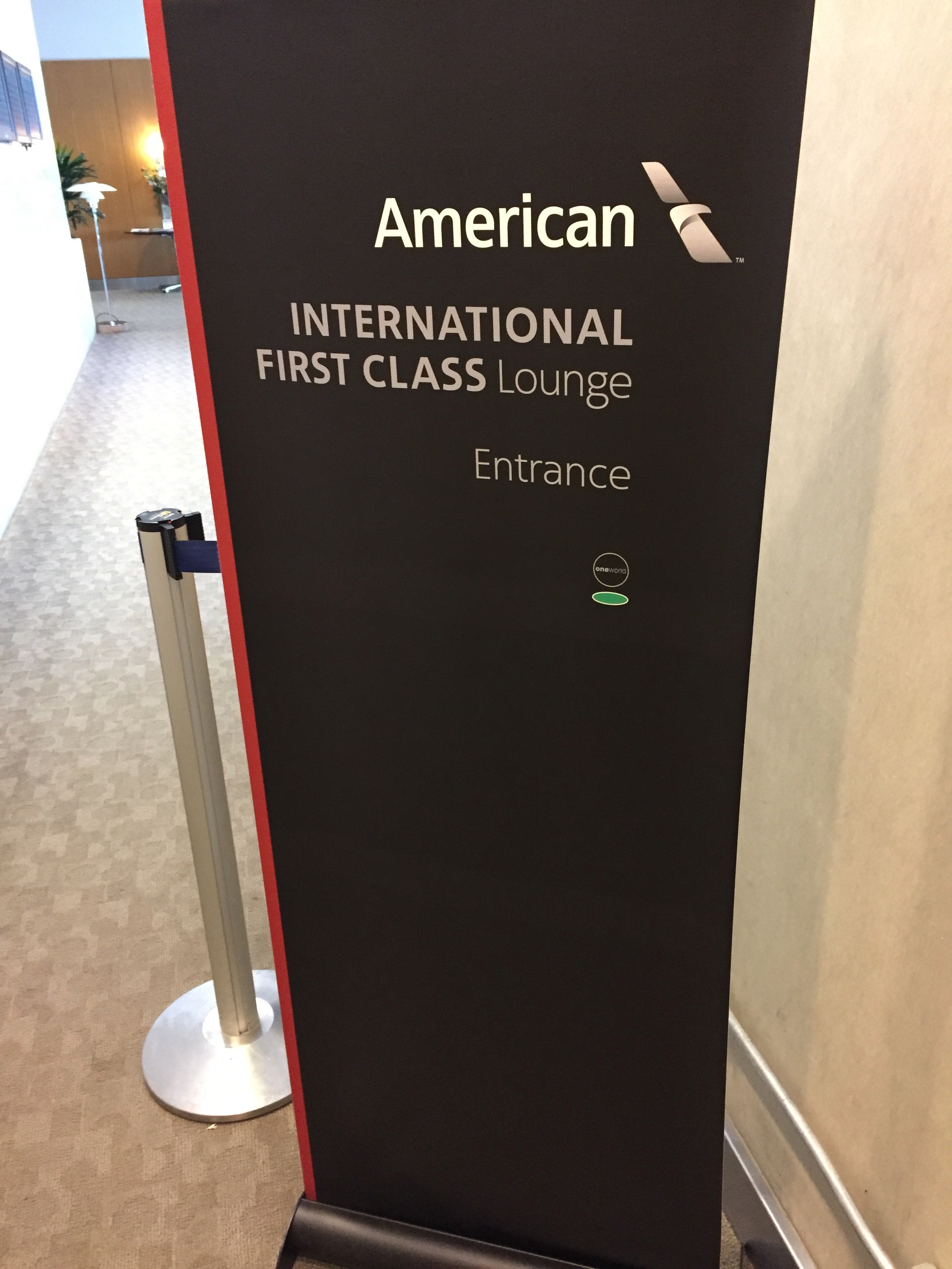 American Airlines Admirals Club First Class Lounge LAX