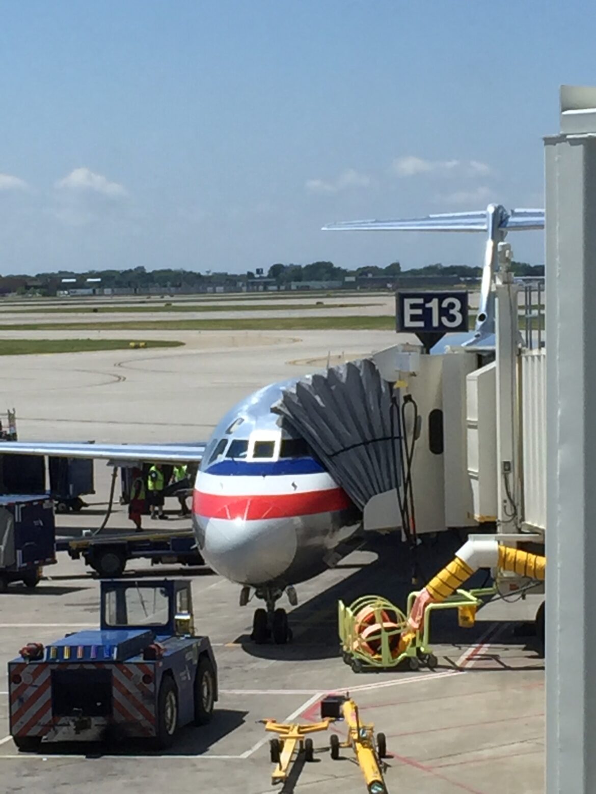 an airplane at an airport