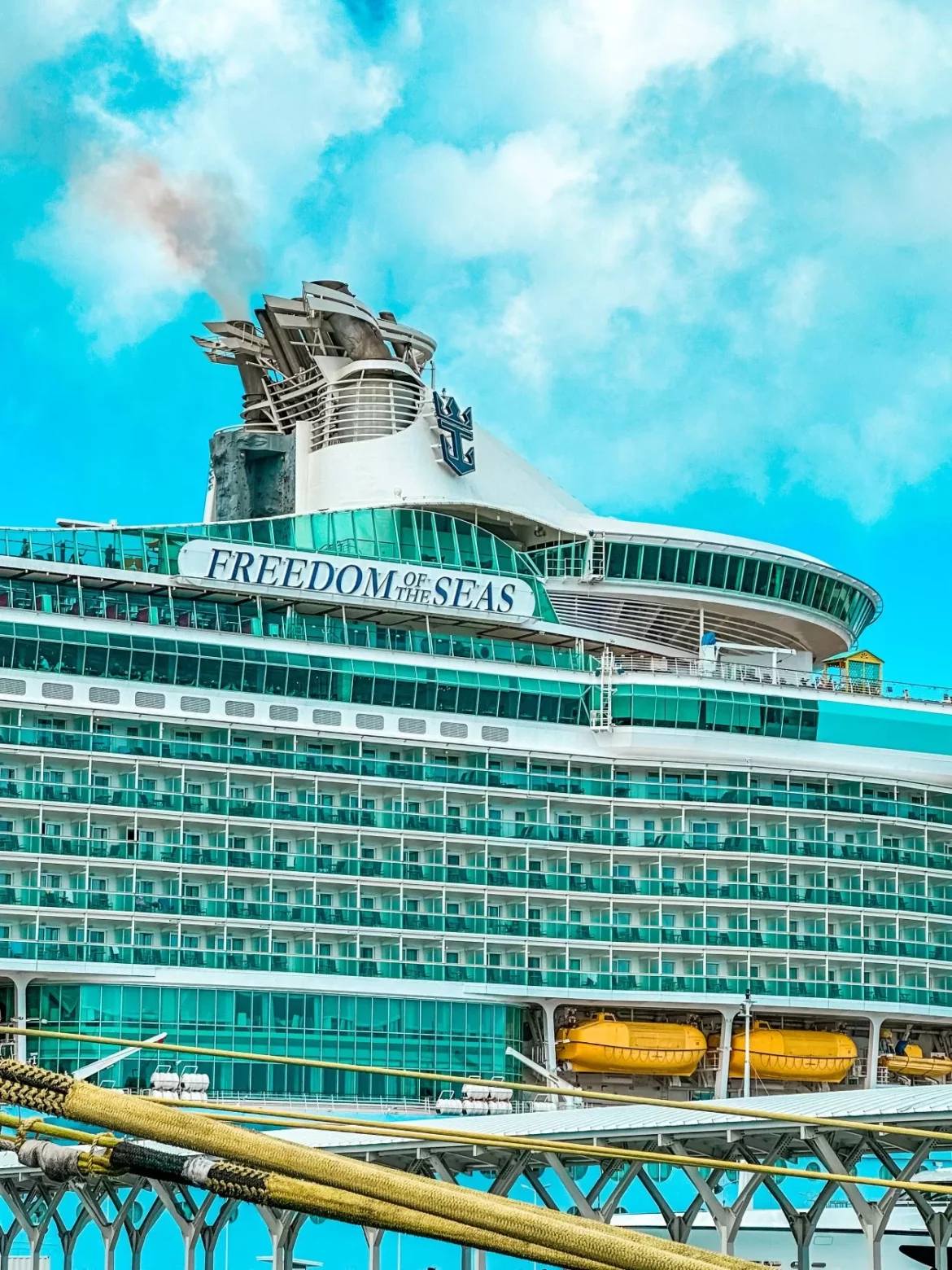 Freedom of the Seas sign