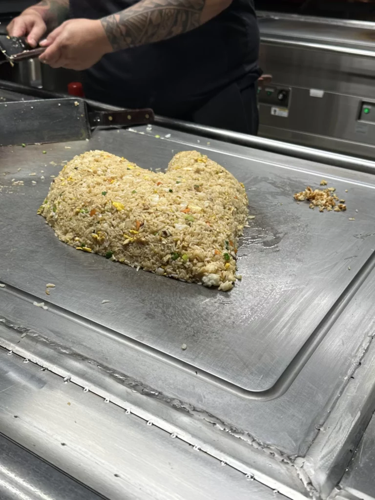 Heart Fried Rice on Freedom of the Seas