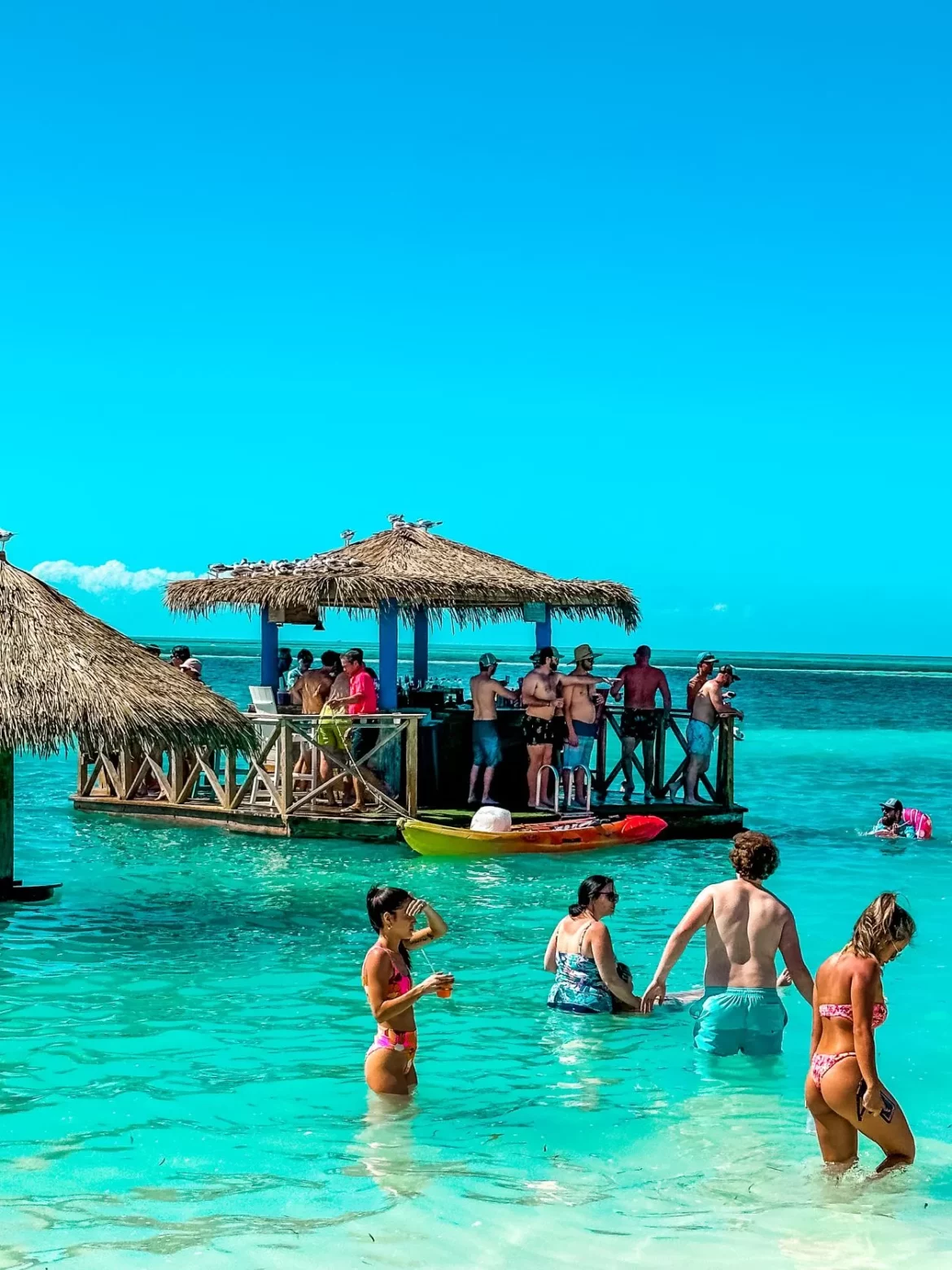 South Beach Swim Up Bar in Ocean South Beach on Coco Cay Swim Up Bar