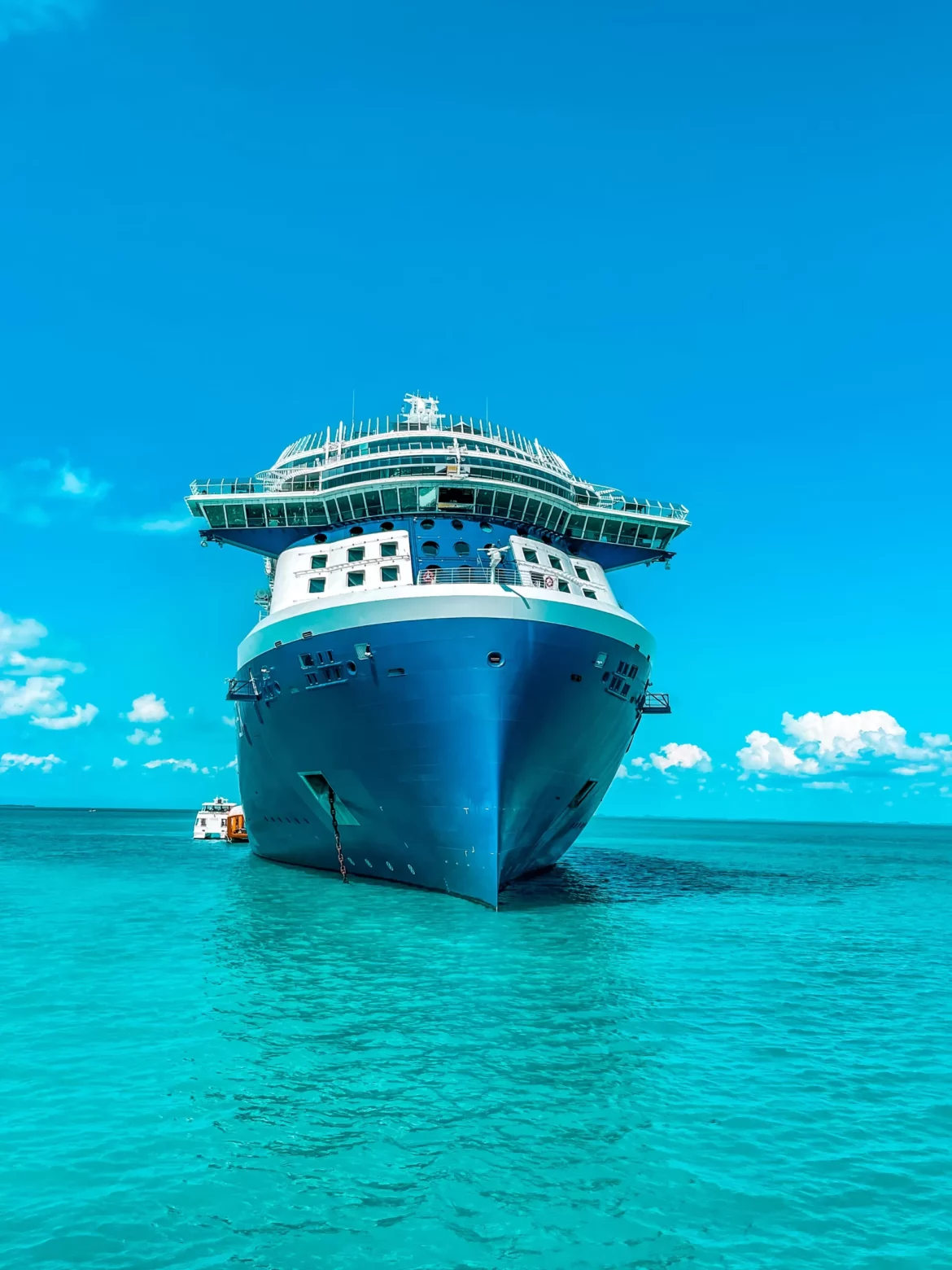 Celebrity Apex from the tender in Belize