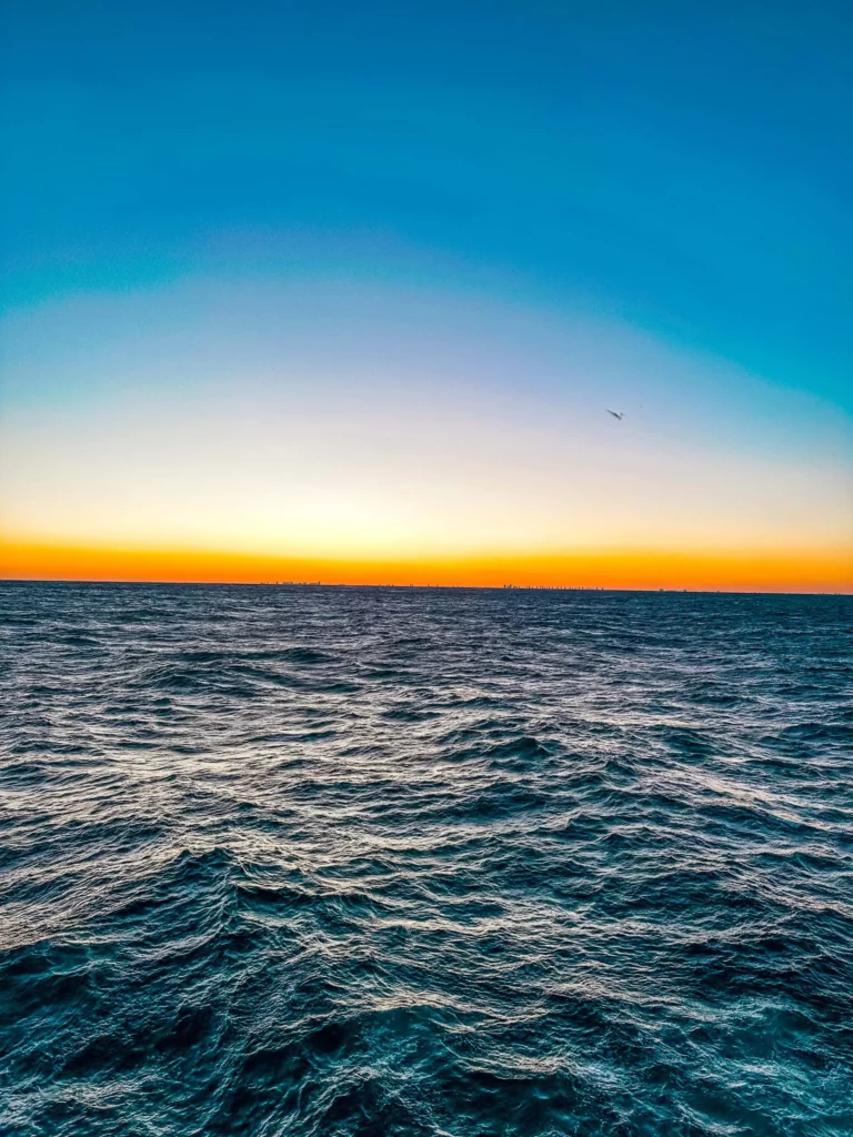 Norwegian Prima Sunset Sky at Sea
