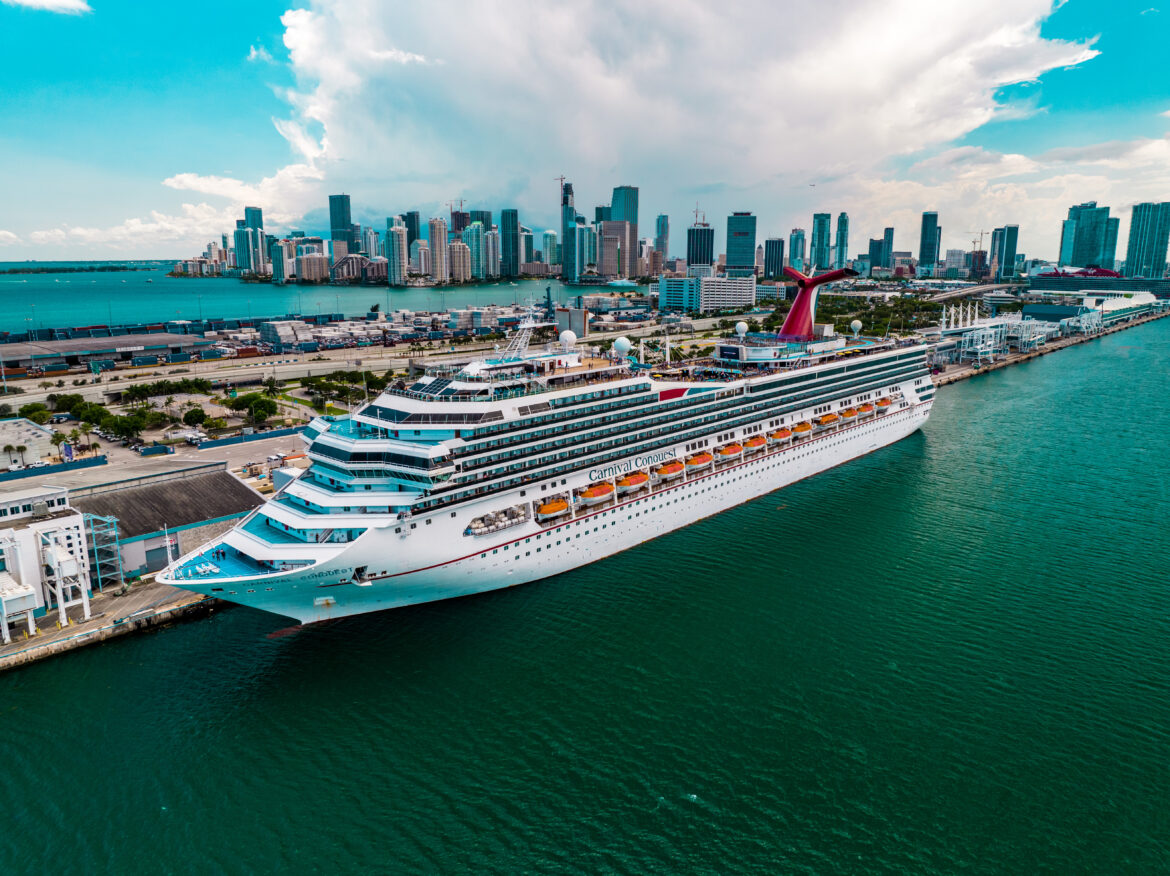 Carnival Conquest Drone Shot