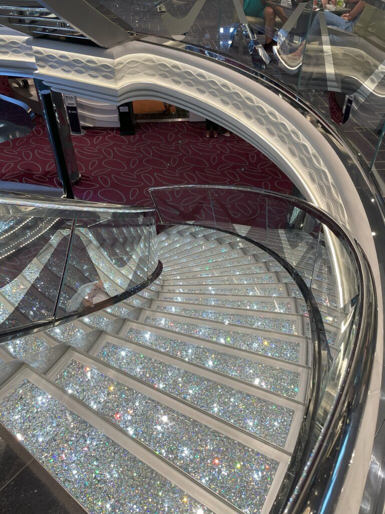 MSC Meraviglia crystal staircase