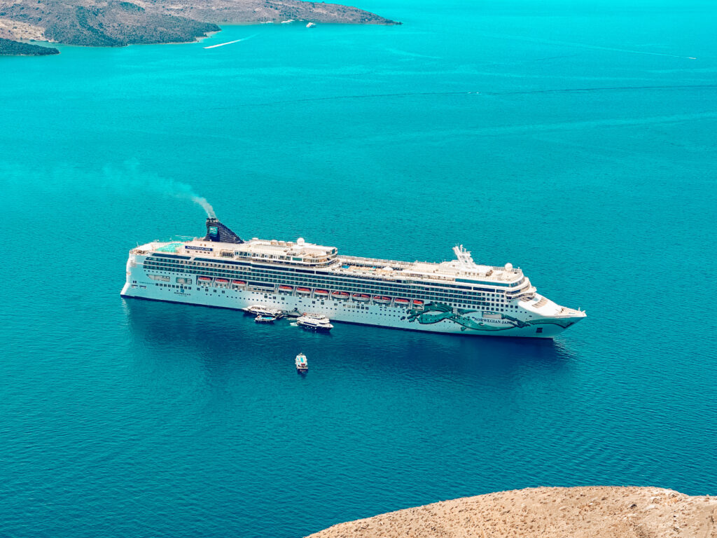 Norwegian Jade from Santorini