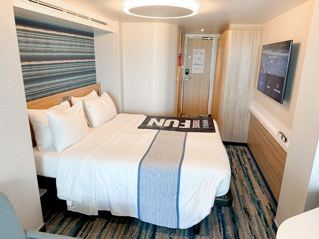 Carnival Mardi Gras Room King Bed View - Room 10334 - New Disembarkation Options