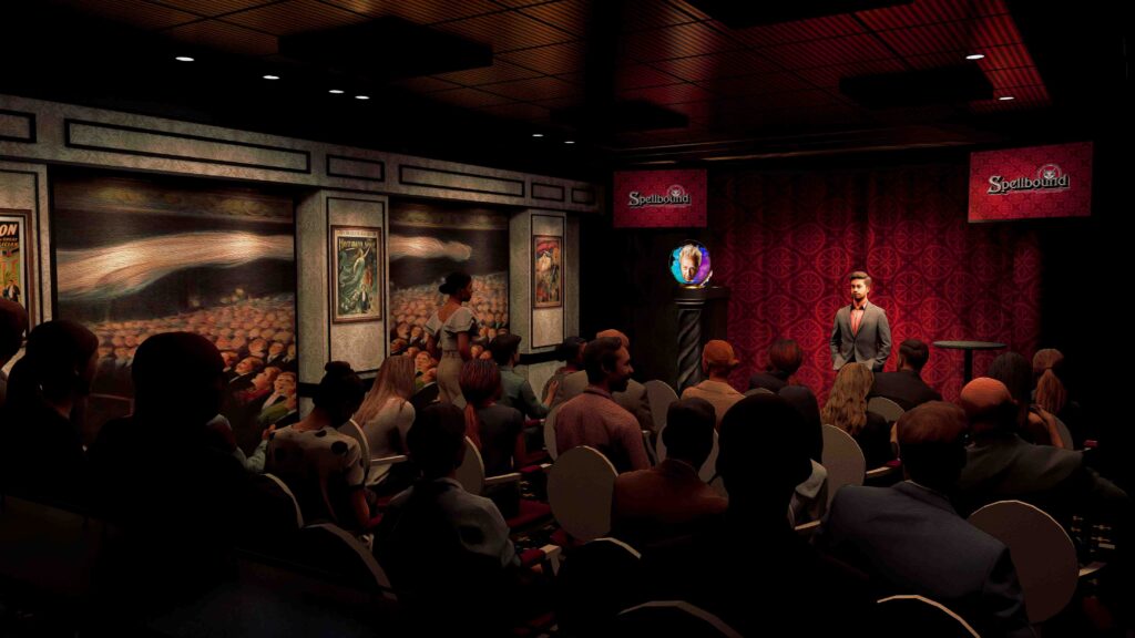 Theater for Magic in Spellbound on Sun Princess