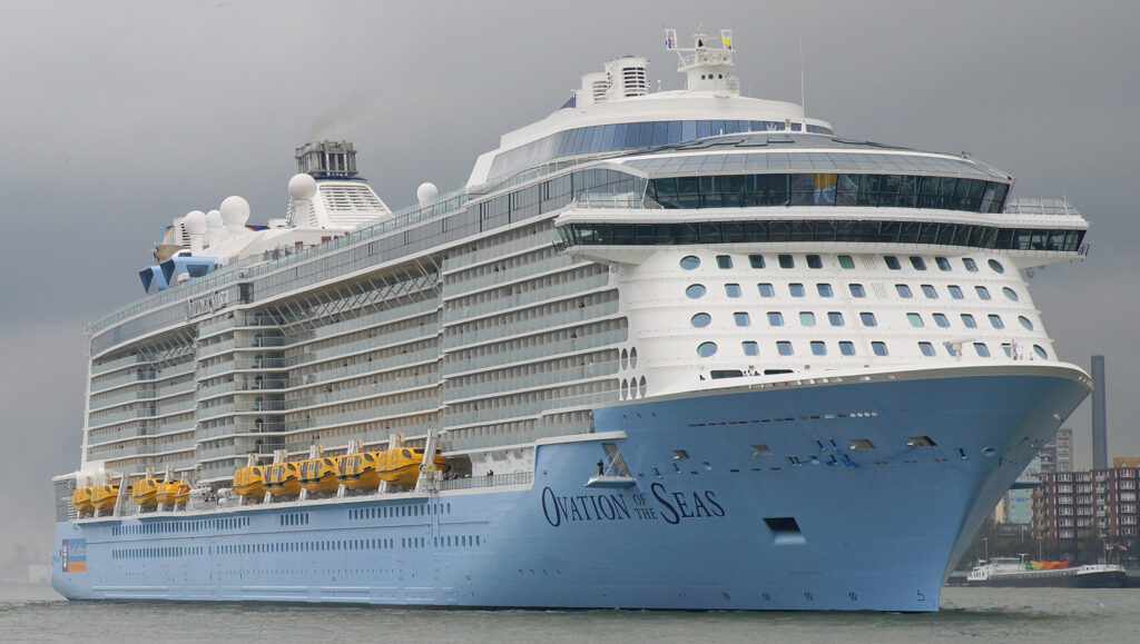 Stowaway Cat was transported on Ovation of the Seas