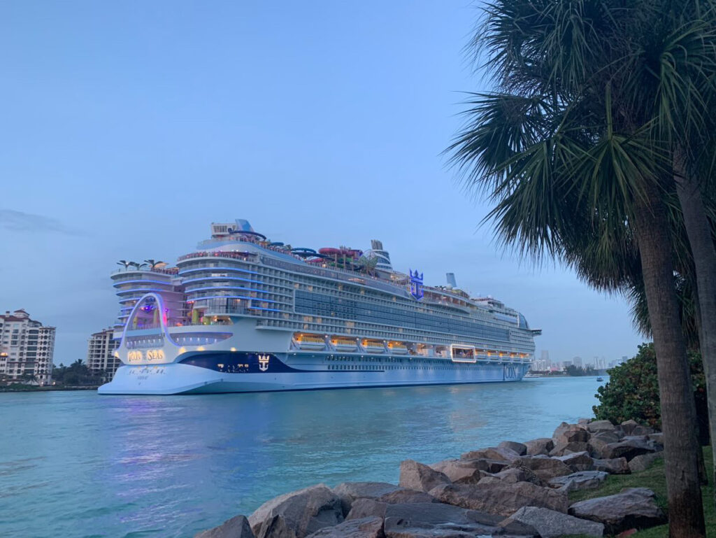 Icon of the Seas arrival in Miami