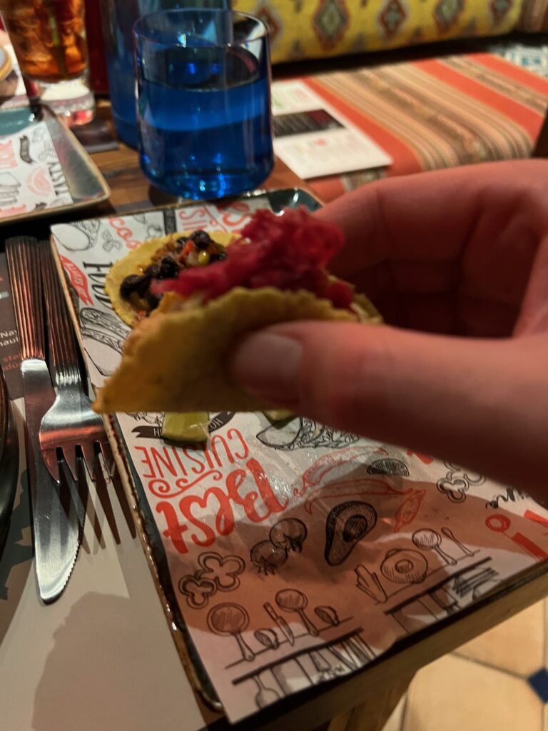 The most adorable tacos aboard the World Europa