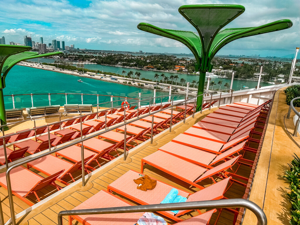 Hideaway Adults only sun deck on Icon of the Seas