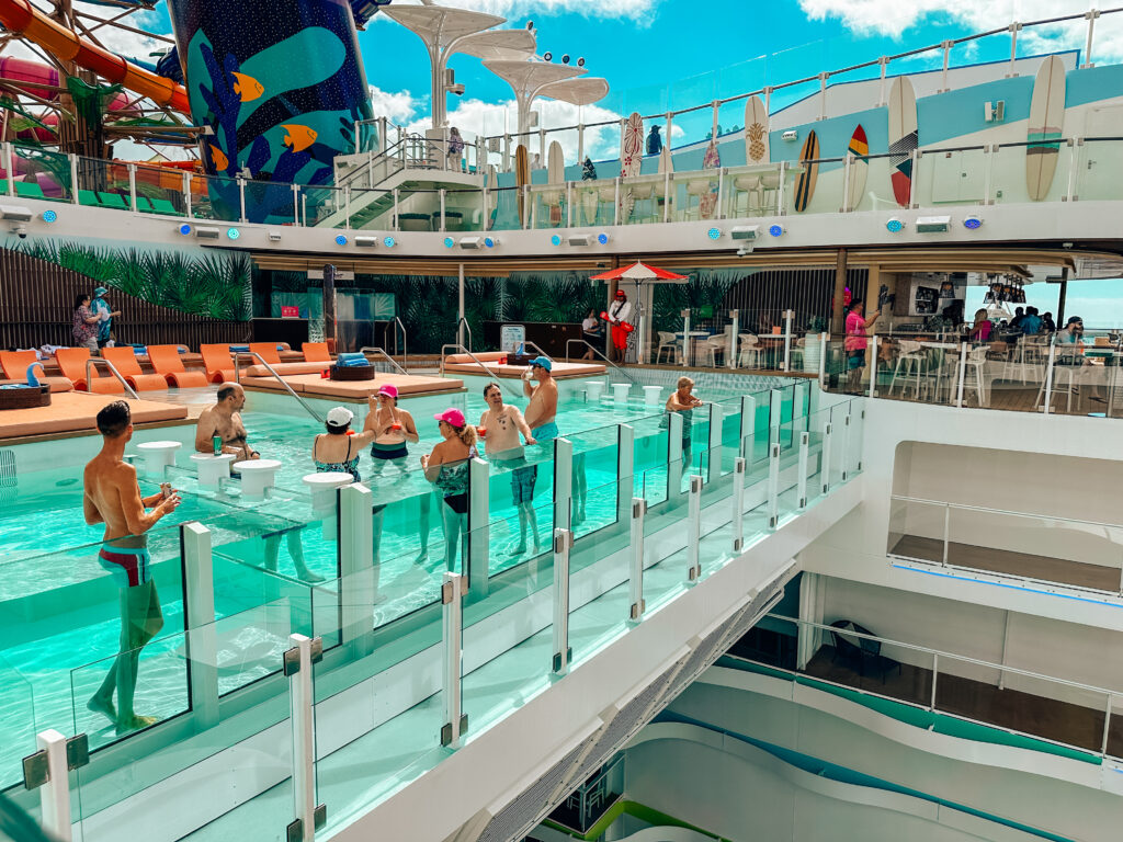 The Hideaway Pool on Icon of the Seas