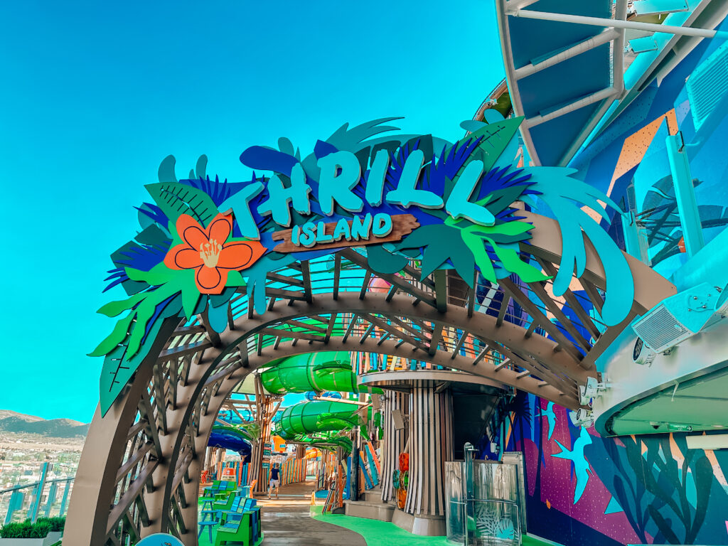 Thrill Island on Icon of the Seas for Waterslides