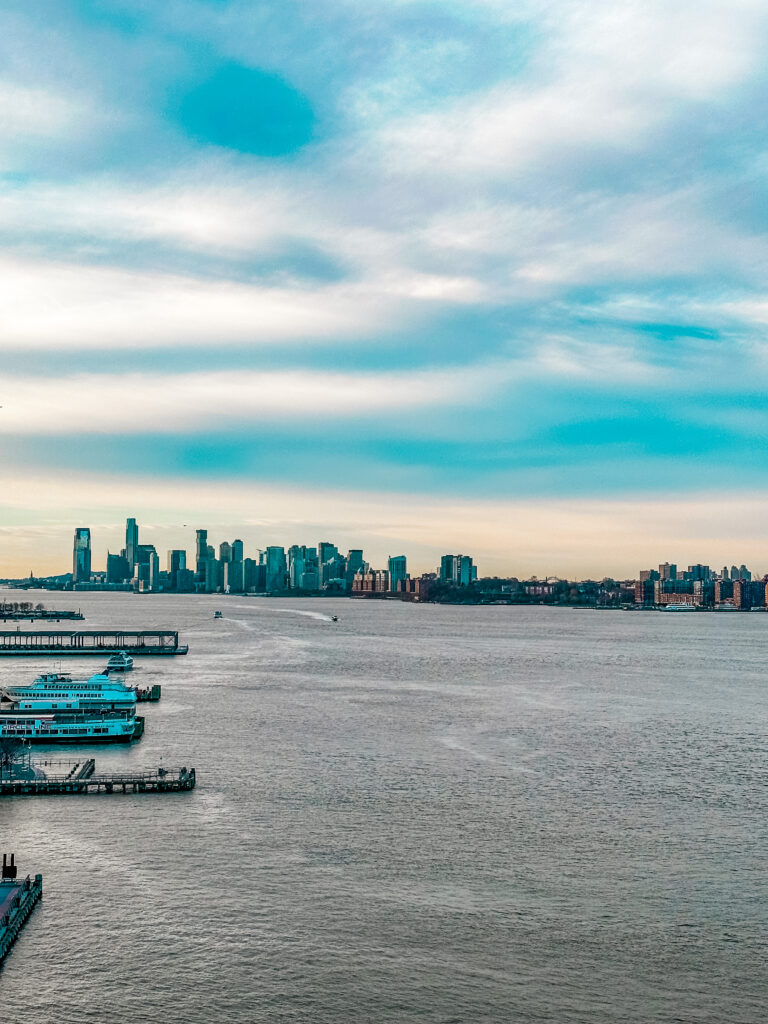 Skyline from New York Cruise Port