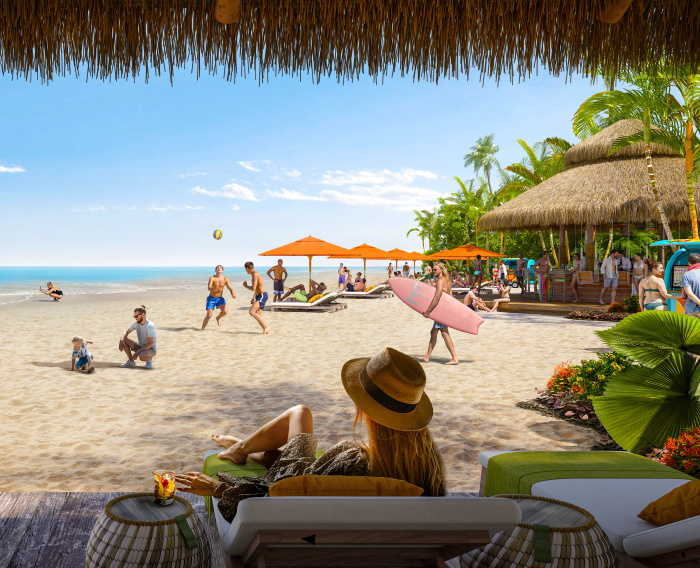 Royal Caribbean Cozumel Beach Lounge Chair
