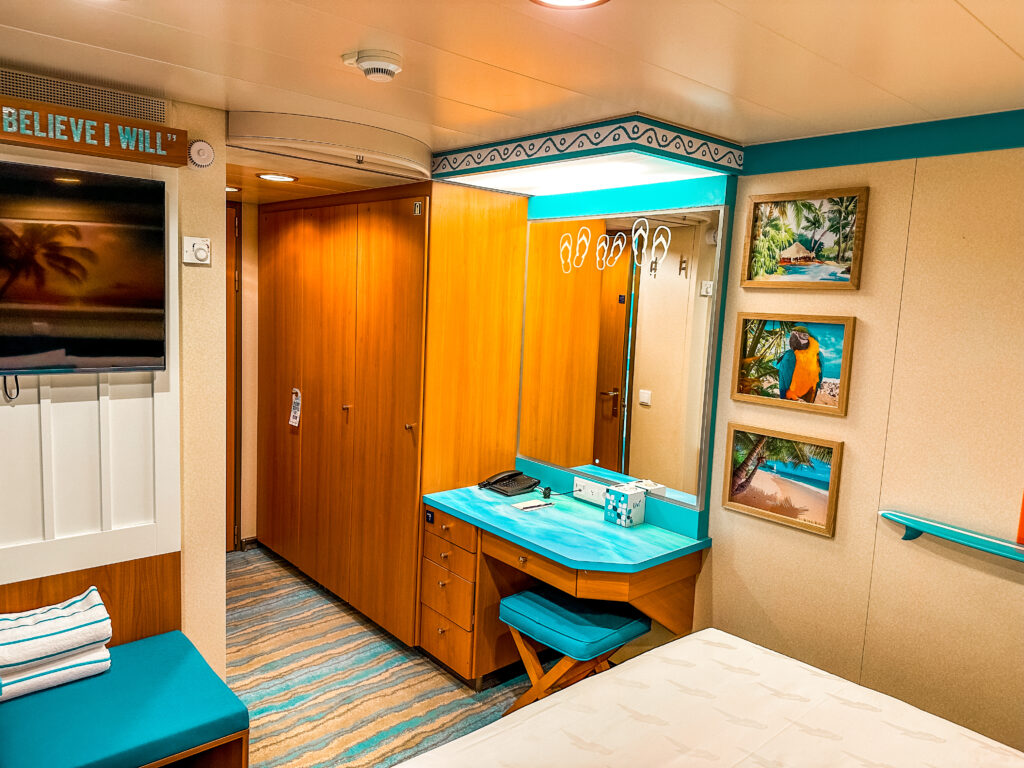 Inside room on Islander