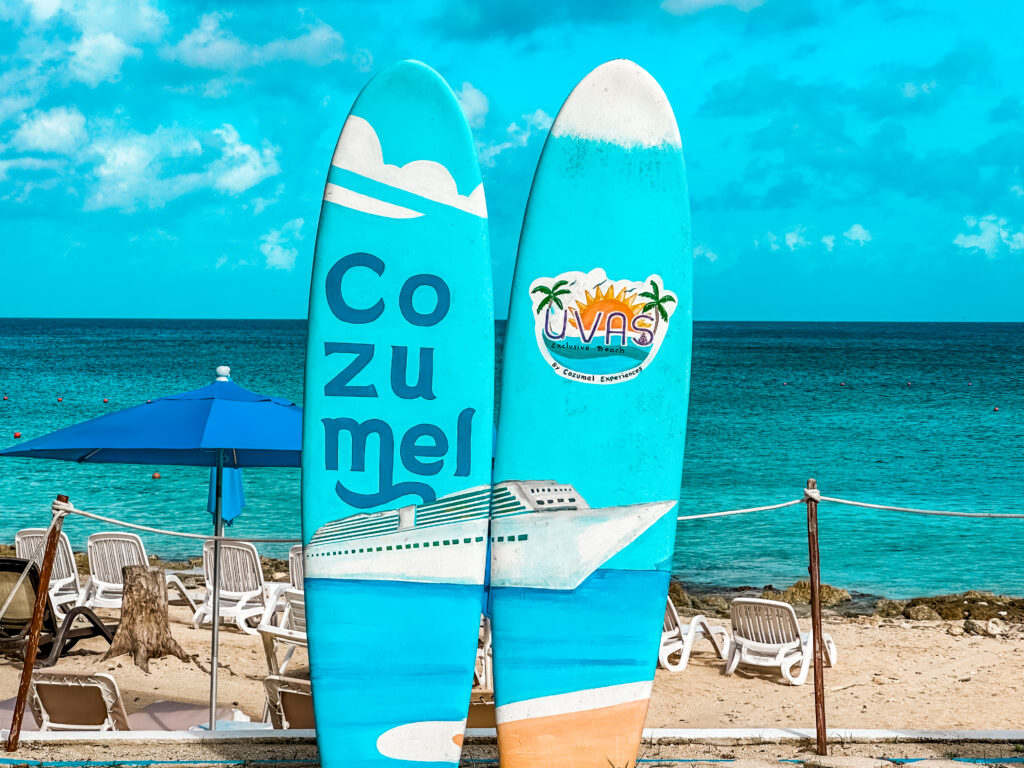 Cozumel surfboards on Islander Experience