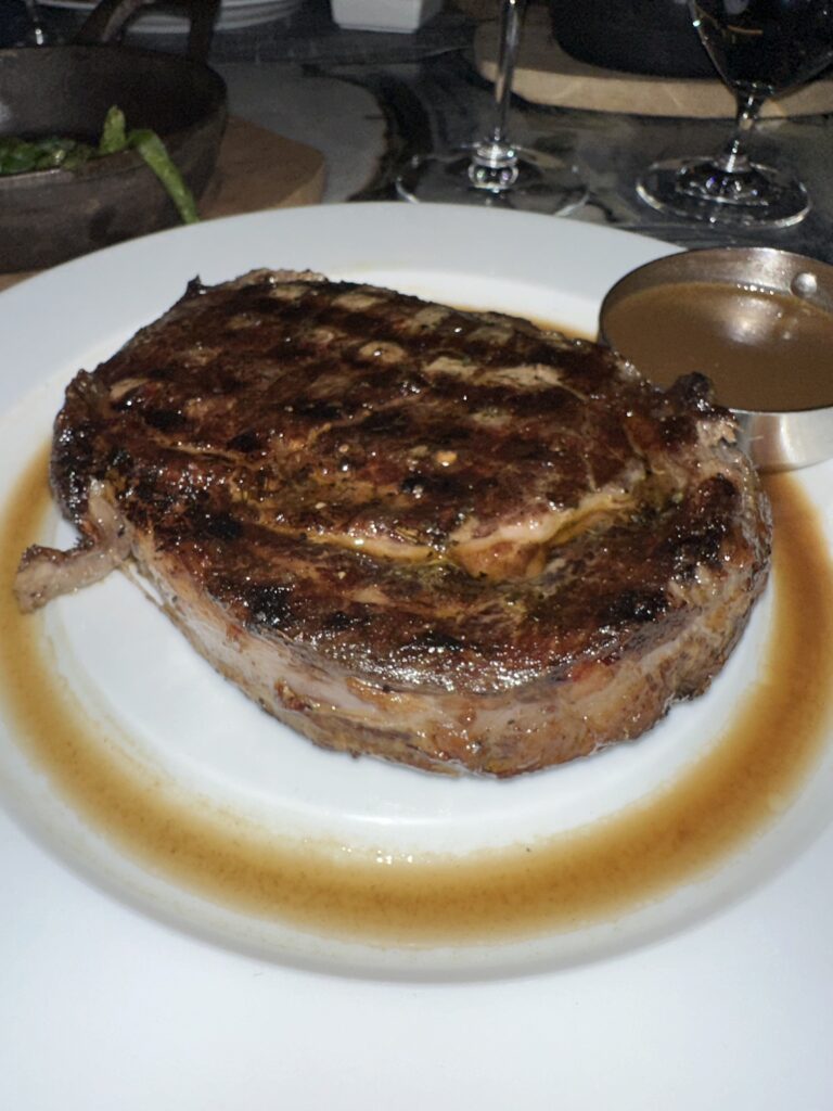 Ribeye at Fine Cuts on Celebrity Beyond