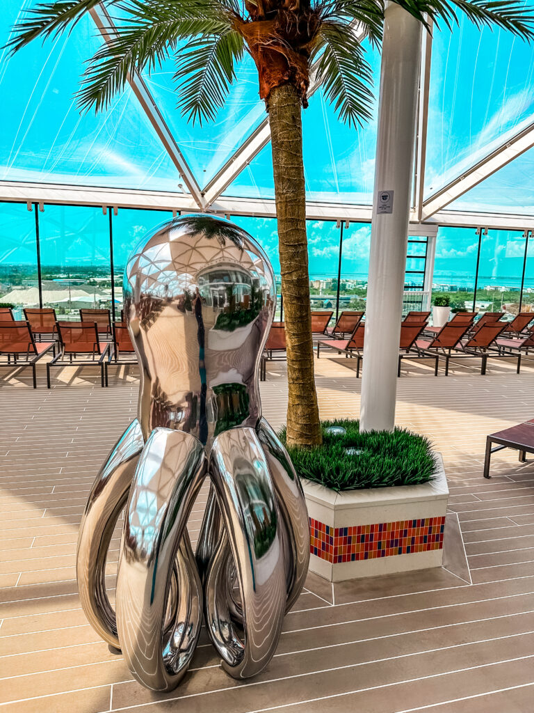 Solarium Artwork on Utopia of the Seas