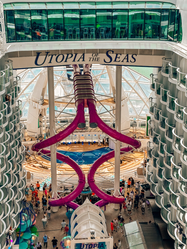 Utopia of the Seas Boardwalk Area