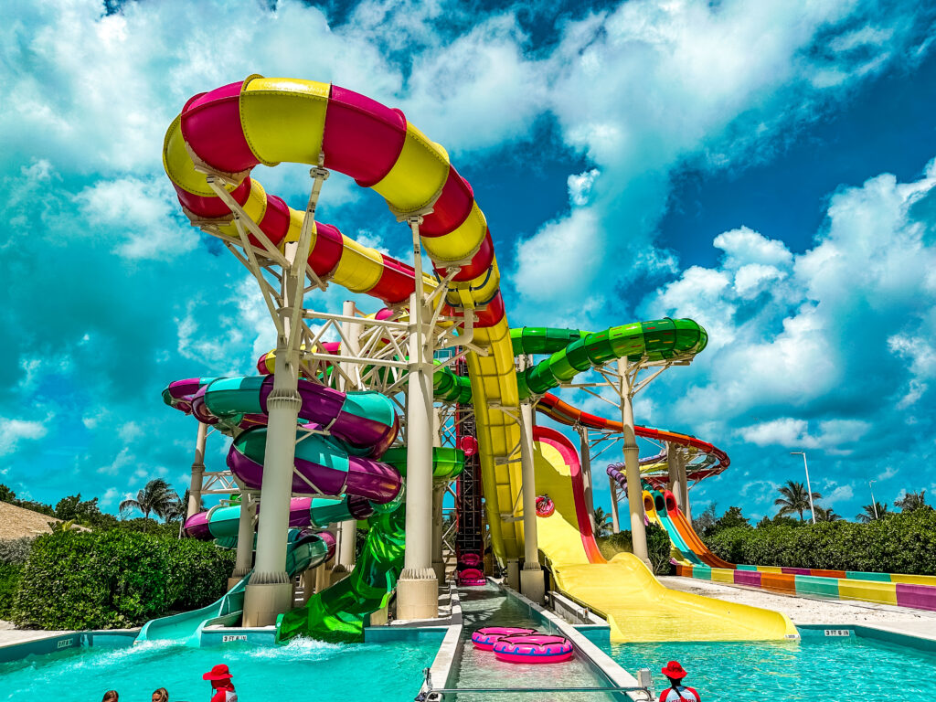 Water Slides at Perfect Day at Coco Cay