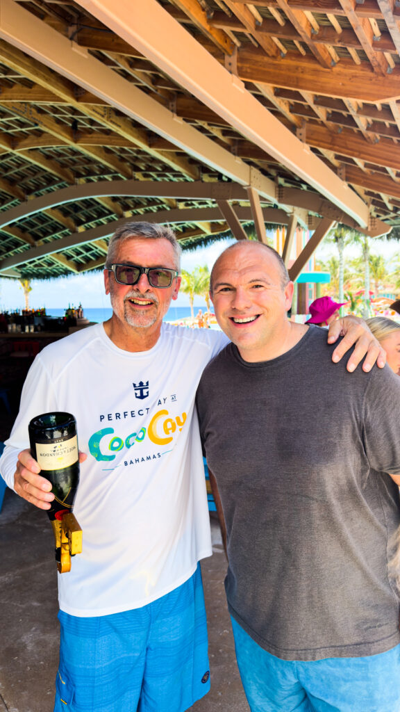 Royal Caribbean President Michael Bayley at Perfect Day at Coco Cay