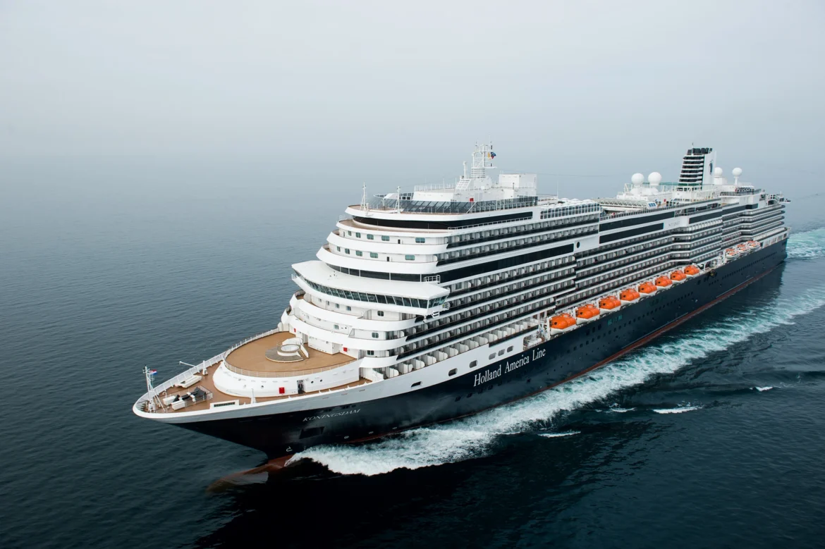 Holland America ship at sea